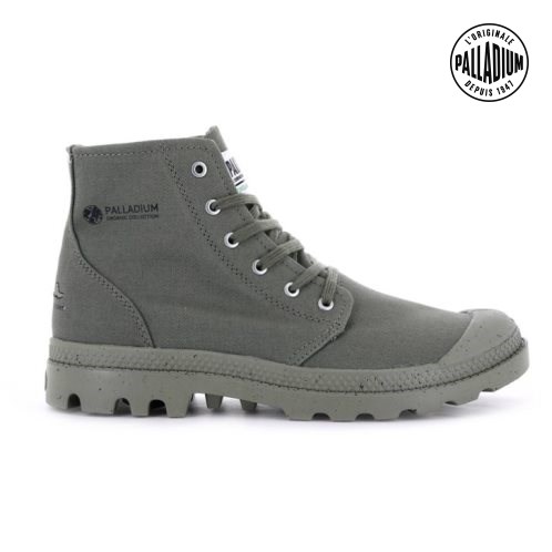 Pánské Boty Palladium Pampa Hi Organic II Šedé | CZ XUP-24W